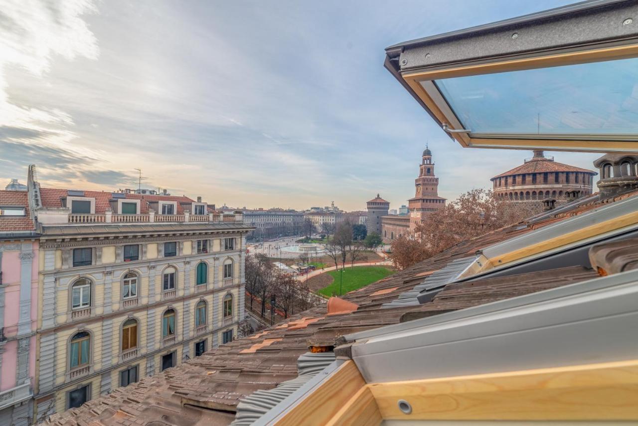 Brera - Sella Charme Apartment Castle View มิลาน ภายนอก รูปภาพ